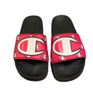 Champion Red IPO Repeat C Slip-on Slide Sandal Men's Size 8